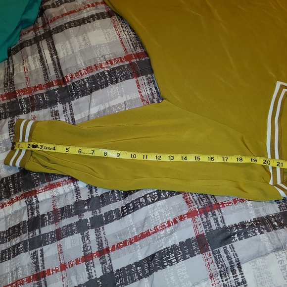 Amisu Striped Trim Quarter Sleeve T-Shirt Dress - Picture 12 of 15